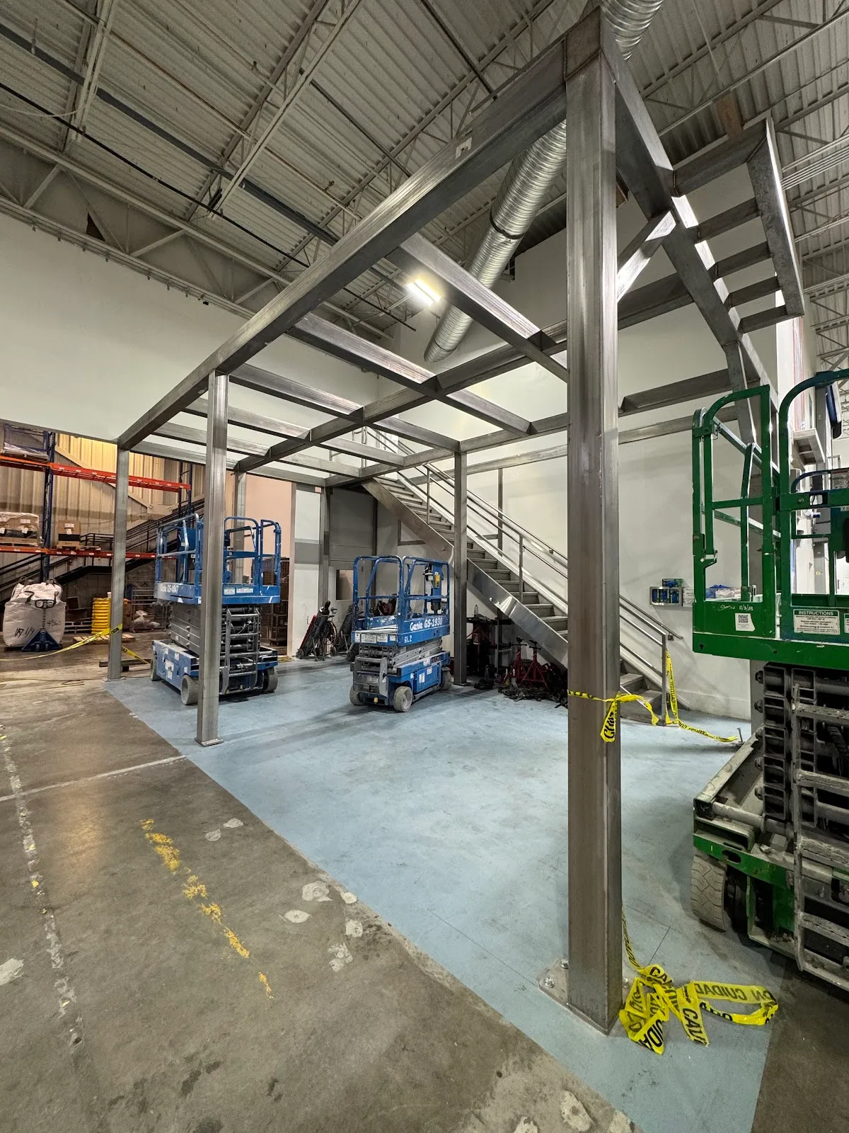 Wetzel Welding shop interior and workspace